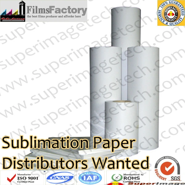 Sublimation Paper (0.30m/0.42m/0.61m/0.76m/0.914m/1.07m/1.118m/1.27m/1.3m/1.4m/1.52m/1.62m/1.80m/2.0m/2.2m/2.3m/2.5m, etc)